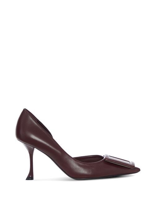 ROGER VIVIER VIV VILLE レザー パンプス 送料無料 90,255円