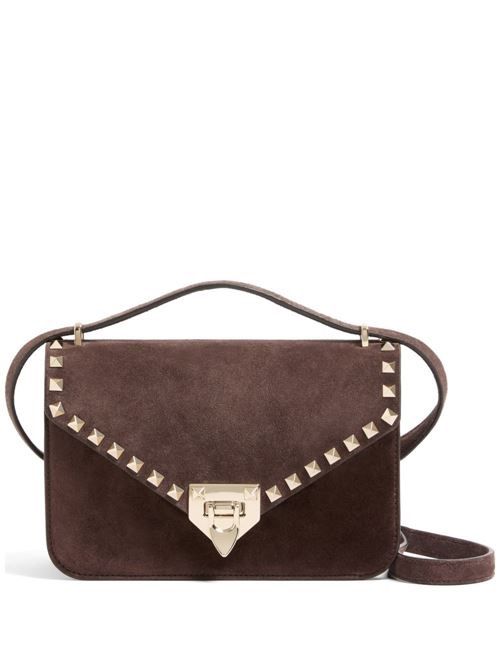 VALENTINO GARAVANI ロックスタッズ スエード レザー ショルダーバッグ 送料無料