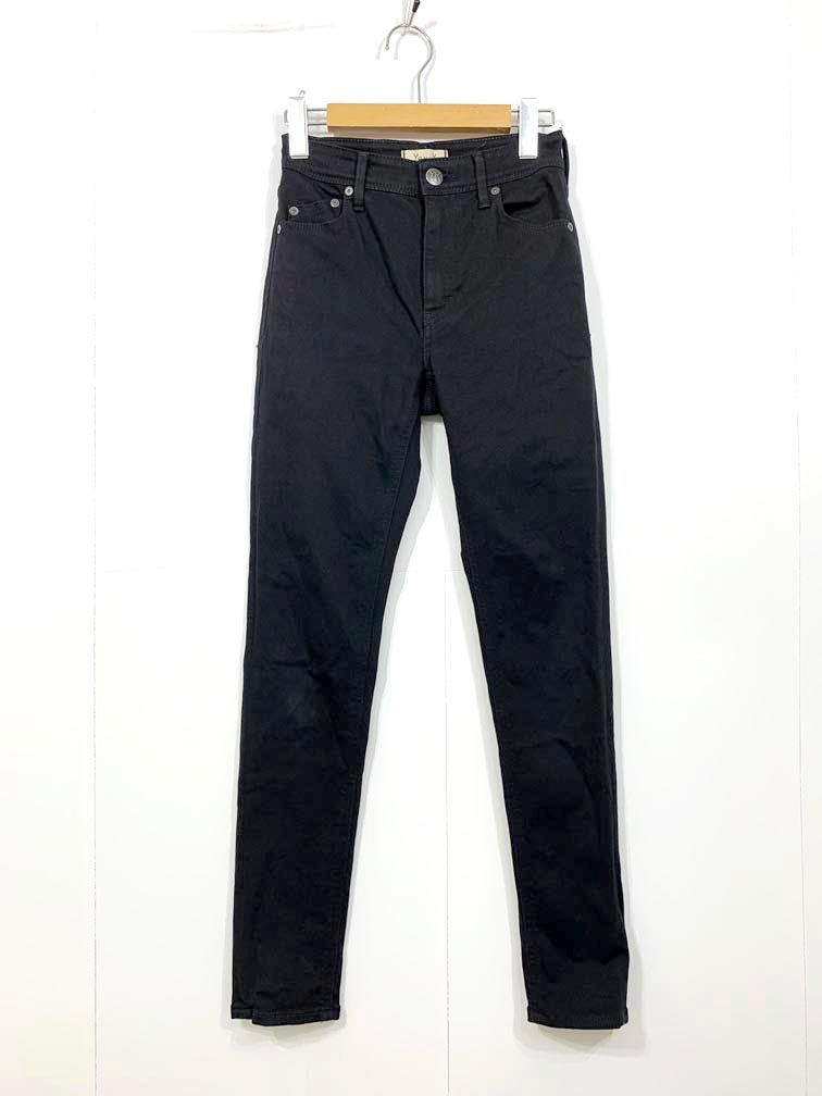 Yanuk ヤヌーク ストレッチ PATRICIA パトリシア スキニー デニムパンツ size23/黒 ■■◎レディース