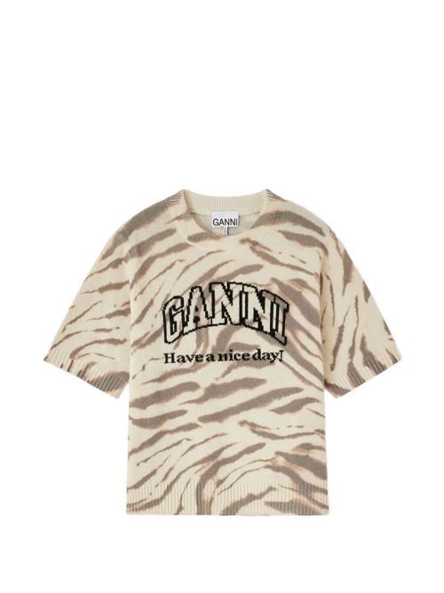 GANNI ウール Tシャツ 送料無料