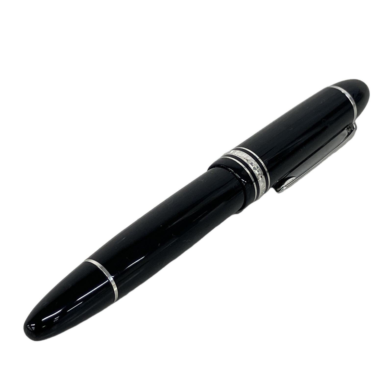 MONTBLANC MEISTERSTUCK Platiam Line EF マイスターシュテュック 4810 18K 万年筆 筆記用具 モンブラン 中古 K11388709