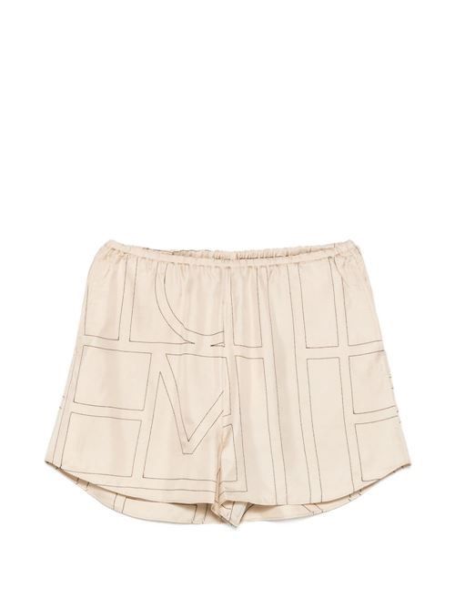 TOTEME MONOGRAM シルク パジャマ ショーツ 送料無料