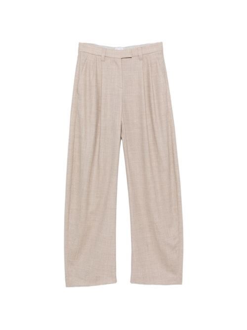 BRUNELLO CUCINELLI ウールワイドレッグパンツ 送料無料