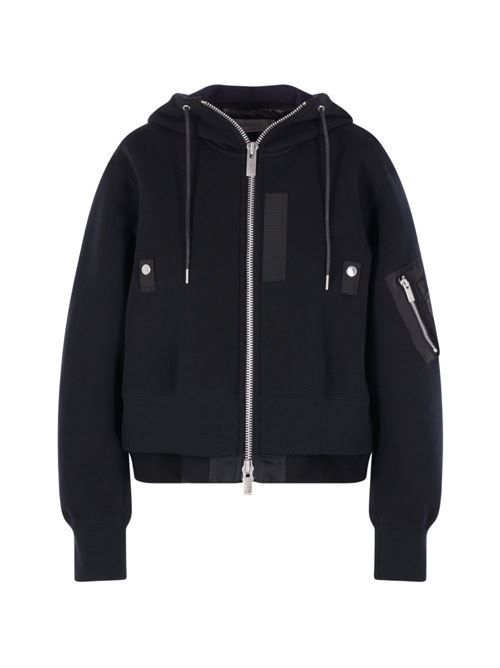 SACAI ナイロン＆コットン パーカー 送料無料 78,705円