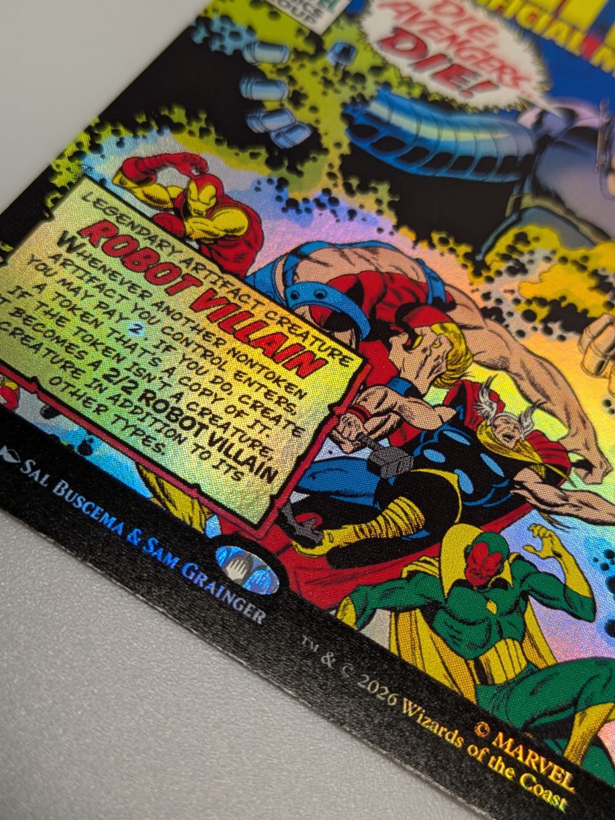 MTG ULTRON ARTIFICIAL MALEVOLENCE FOIL 人の作りし悪、ウルトロン