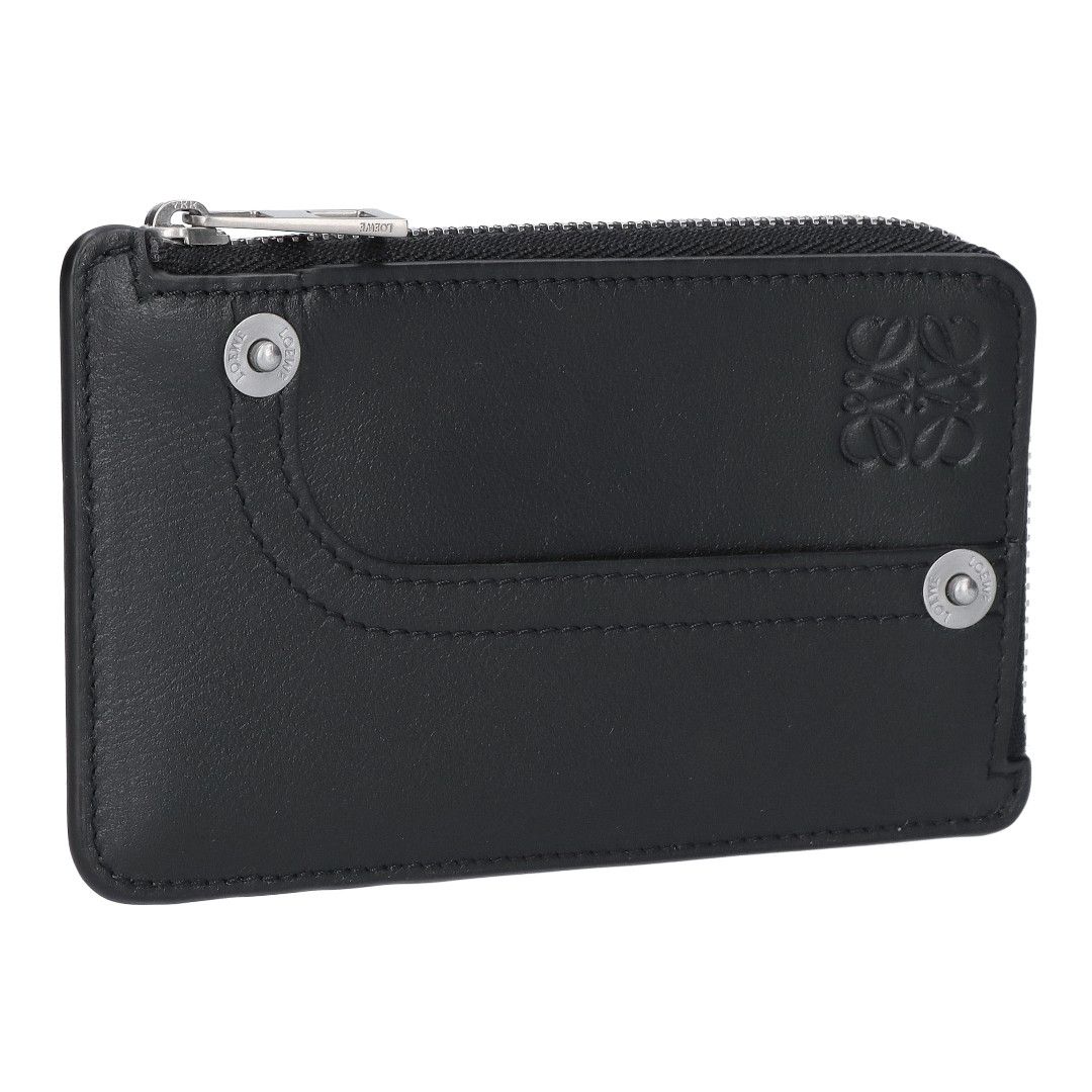 ロエベ LOEWE カードケース フラグメントケース 小銭入れ パンタ コインカードホルダー C643Z40XAK 1100 BLACK