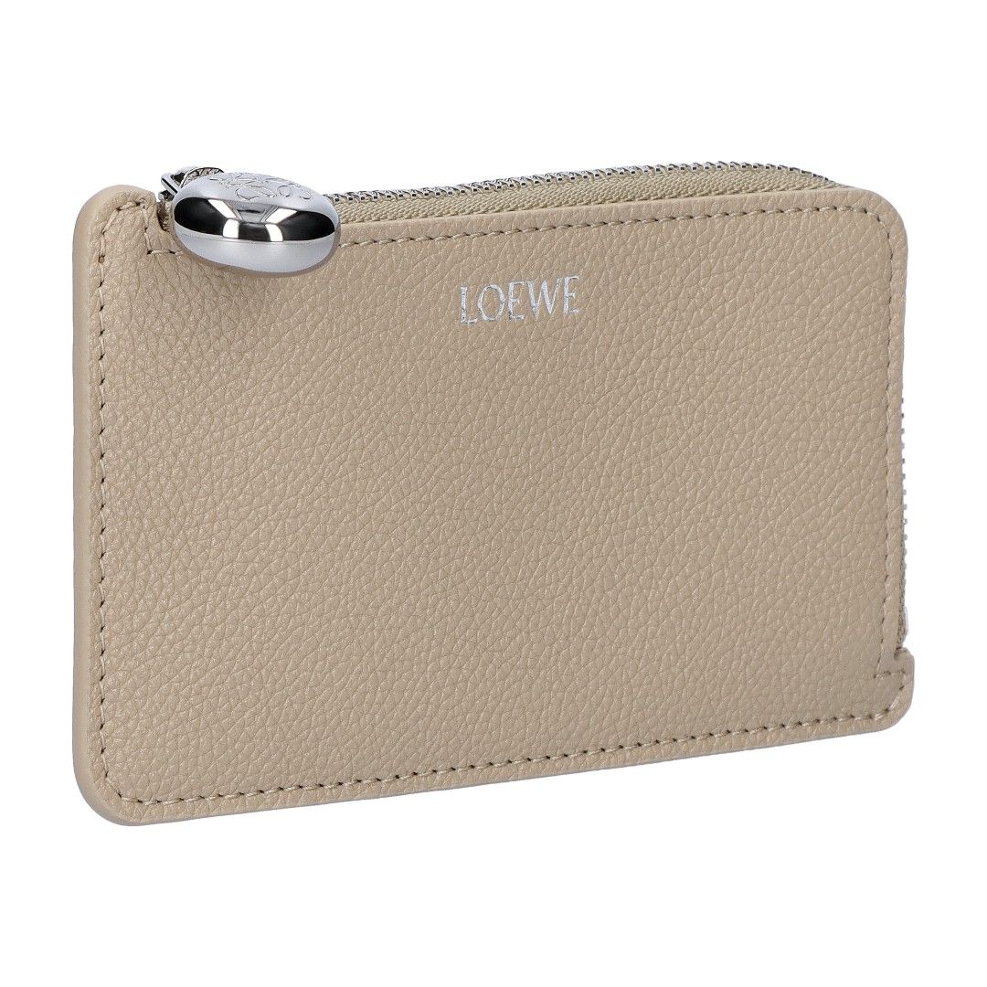 ロエベ LOEWE カードケース フラグメントケース 小銭入れ ペブル コインカードホルダー CANBZ40X03 5541 CLAY