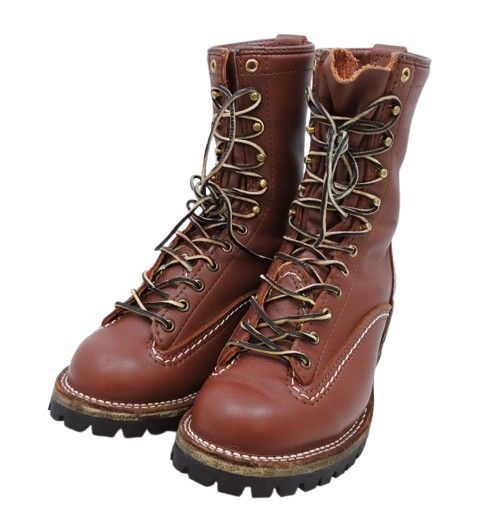 2025/37週目製 WESCO ウエスコ ジョブマスター RW110100 サイズ8E 26.0cm レッド系 ブーツ Jobmaster 中古品▲★(156)