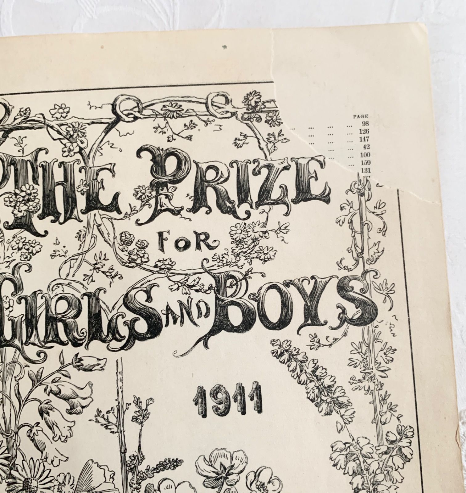 1911-1912年 英国アンティーク児童書-カラー&モノクロ挿絵を眺める
