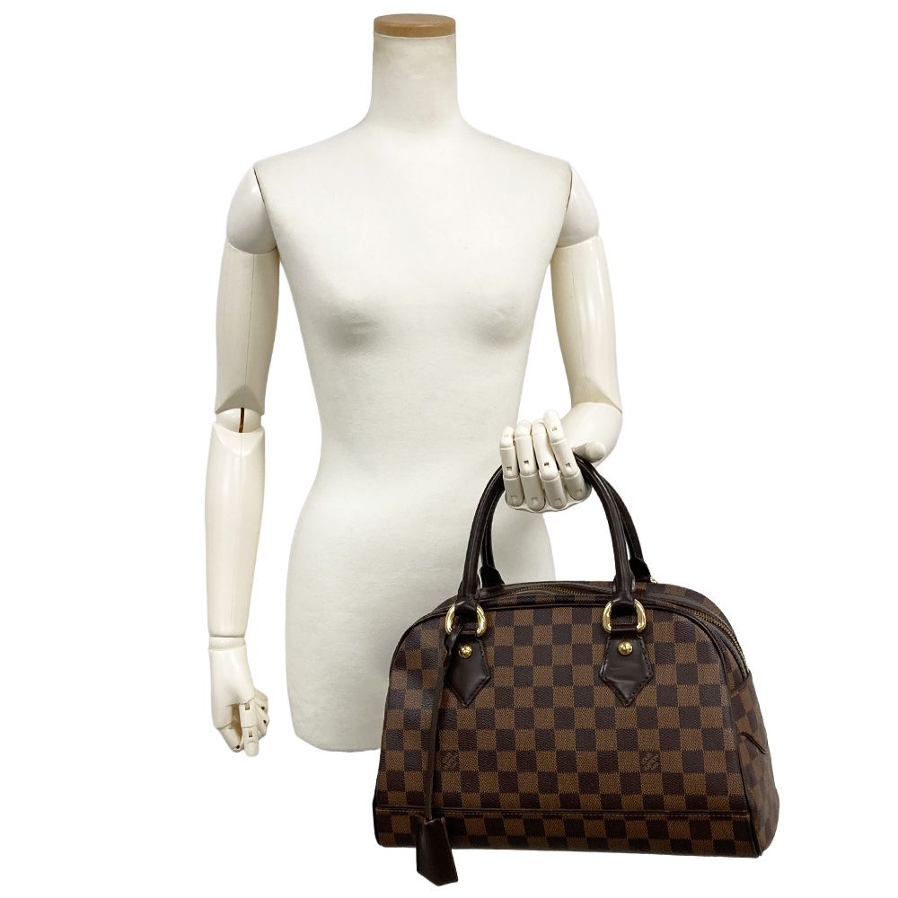 ルイヴィトン LOUIS VUITTON ドゥオモ ハンドバッグ ダミエ エベヌ