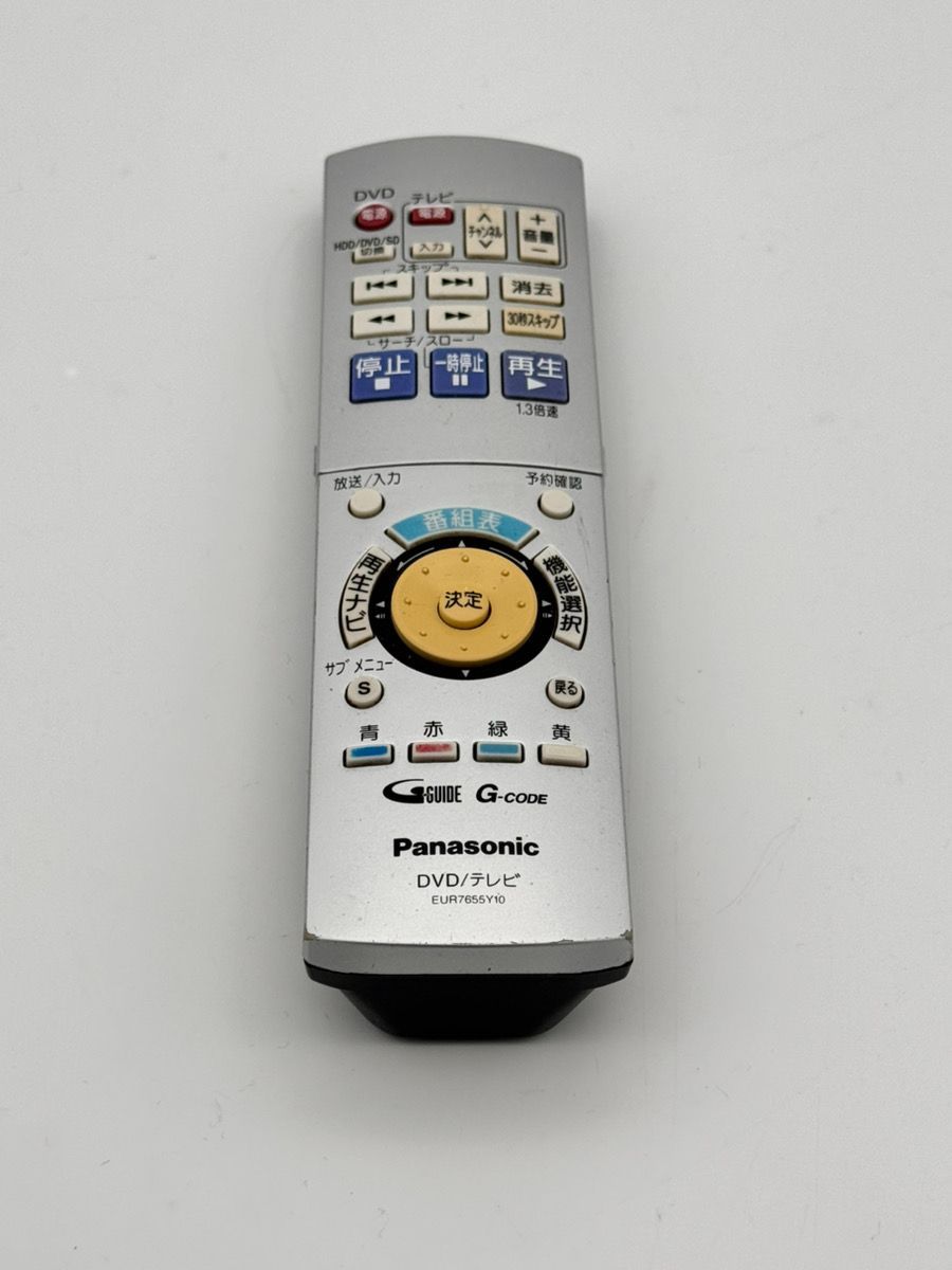 パナソニック DVD・テレビリモコン EUR7655Y10