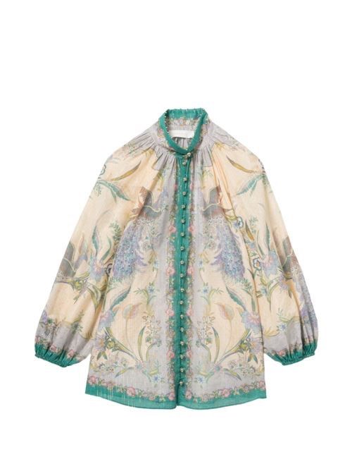 ZIMMERMANN インドラ プリント ブラウス 送料無料