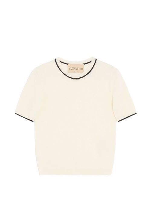 VALENTINO ウールクルーネックセーター 送料無料