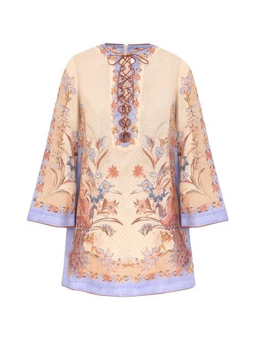ZIMMERMANN インドラリネン ミニドレス 送料無料