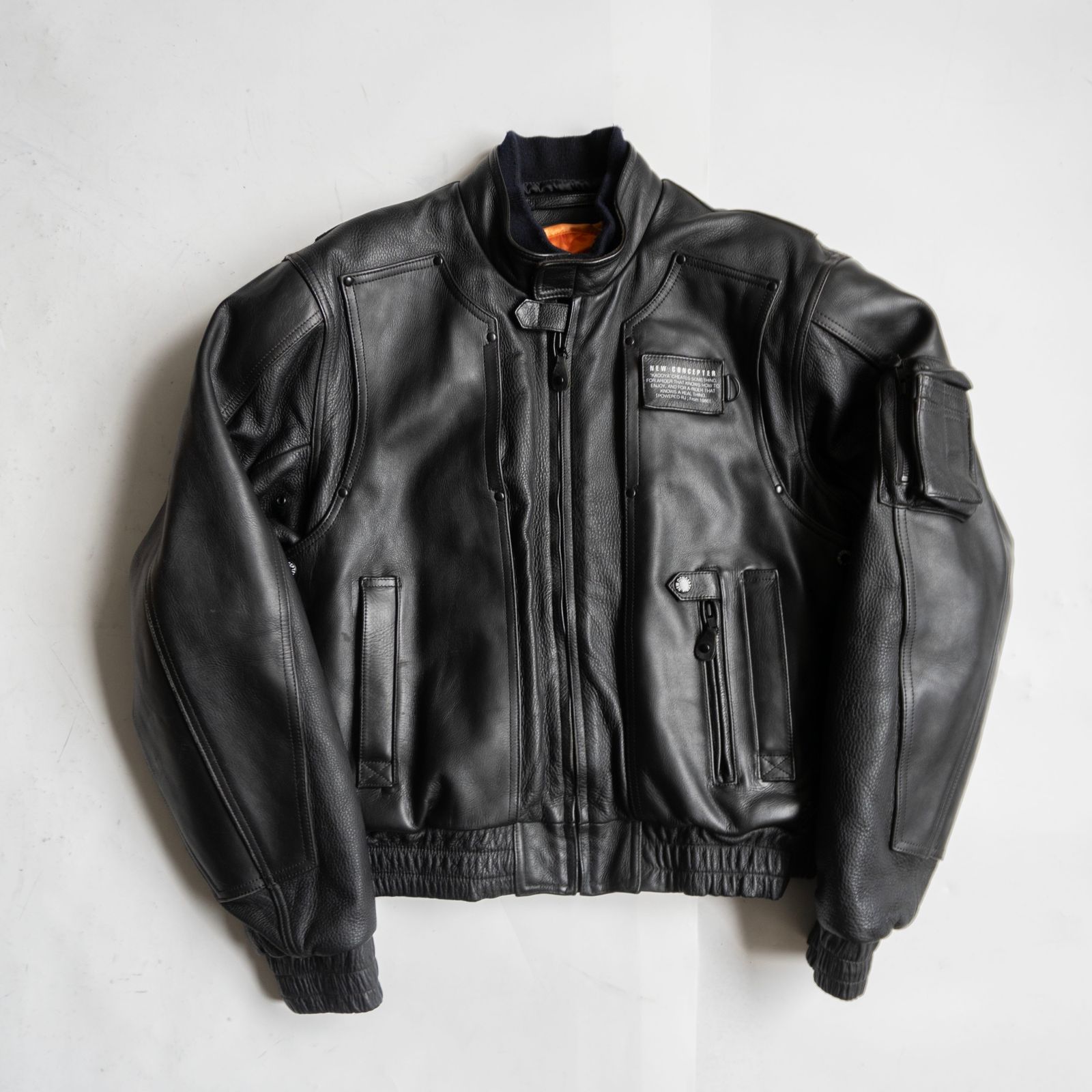美品/ビッグサイズ】KADOYA【NEW CONCEPTER ライダースジャケット】4L