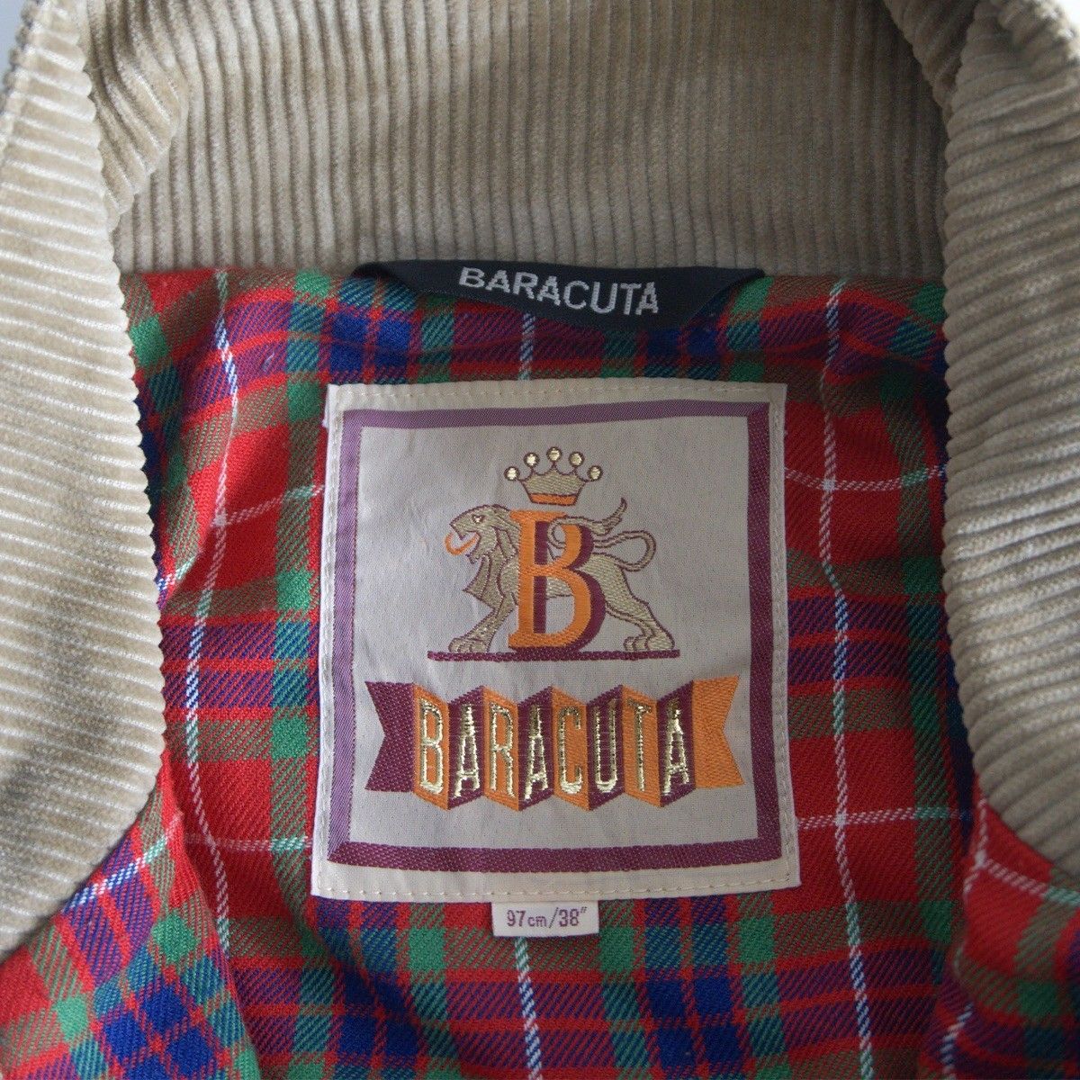 美品】 BARACUTA 【G9 コーデュロイ スウィングトップ ハリントン