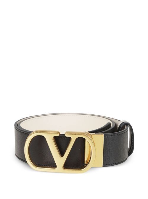 VALENTINO GARAVANI Vロゴ シグネチャー レザー ベルト 送料無料