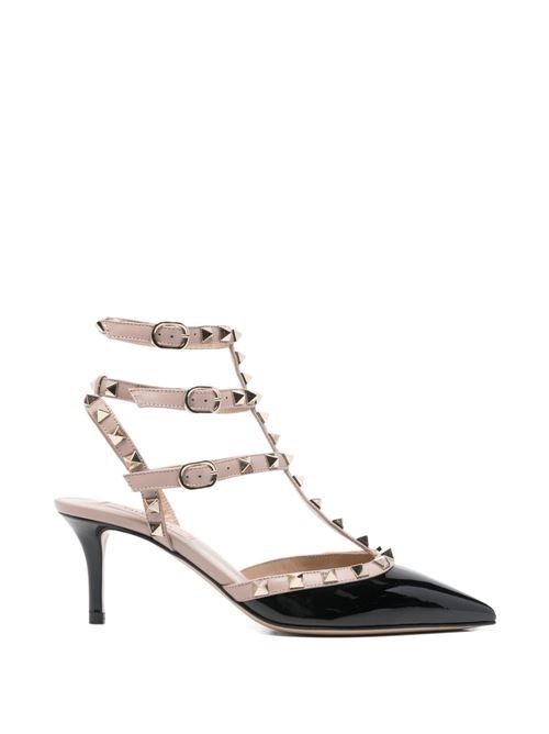 VALENTINO GARAVANI ロックスタッド パテントレザー パンプス 送料無料