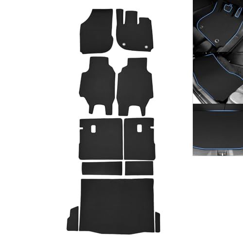 Mixsuper 新型 ヴェゼル RV系 フロアマット ラゲッジマット シートバックマット セット RV3 RV4 RV5 RV6 VEZEL 2D カーマット ラゲッジトレイ PVC 滑り止め 耐汚れ 車種専用 11点セットpms e3ef437b