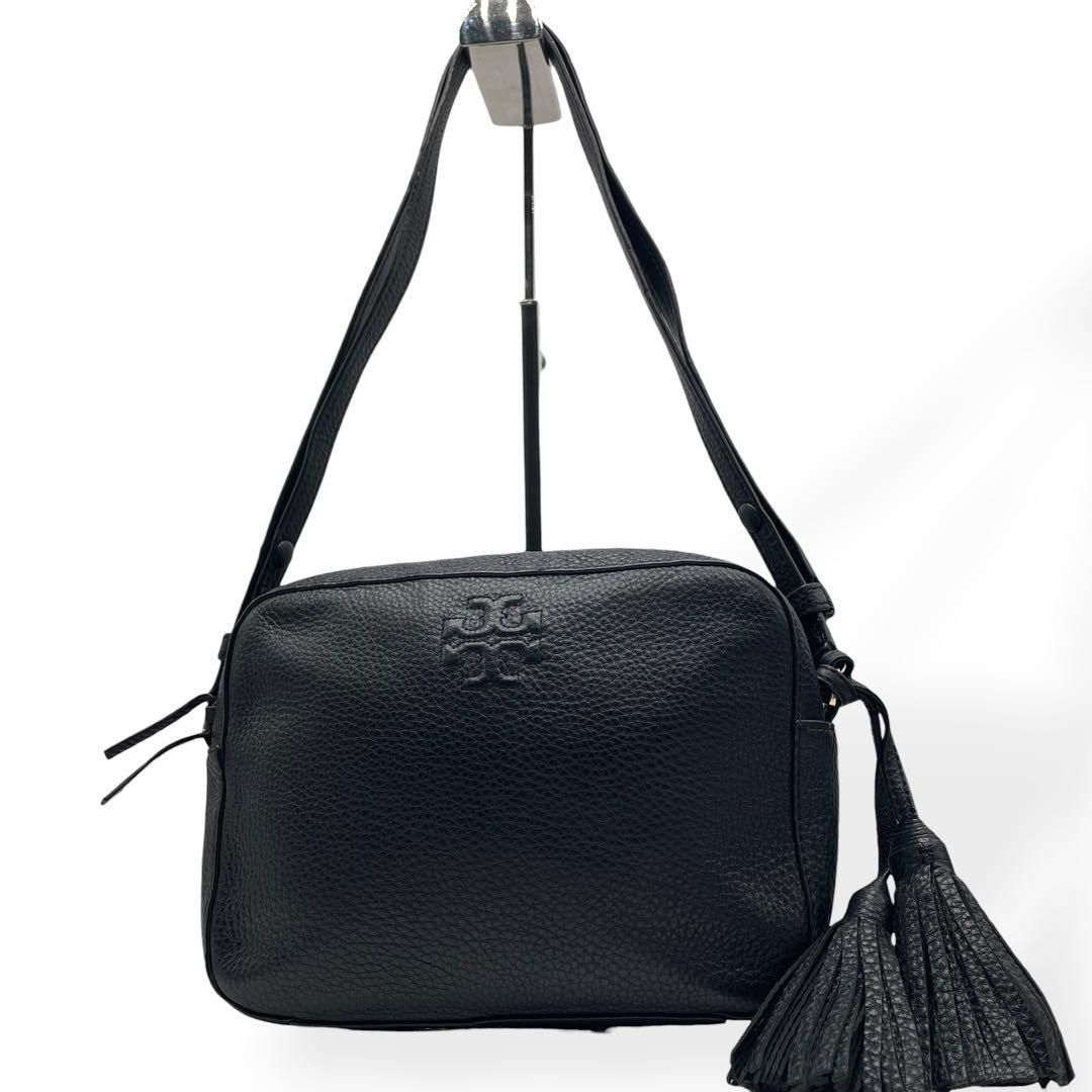 美品　Tory Burch トリーバーチ ショルダーバッグ　カメラバッグ　黒