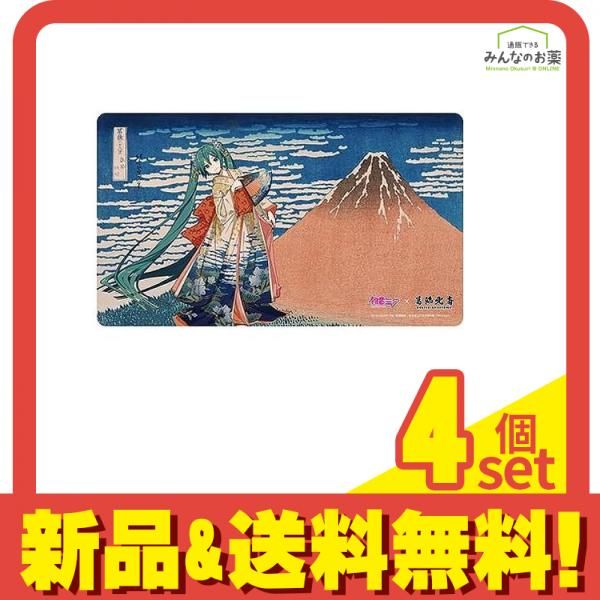初音ミク×葛飾北斎 iXima デスクマット 凱風快晴 約60× 35cm 4個セット まとめ売り