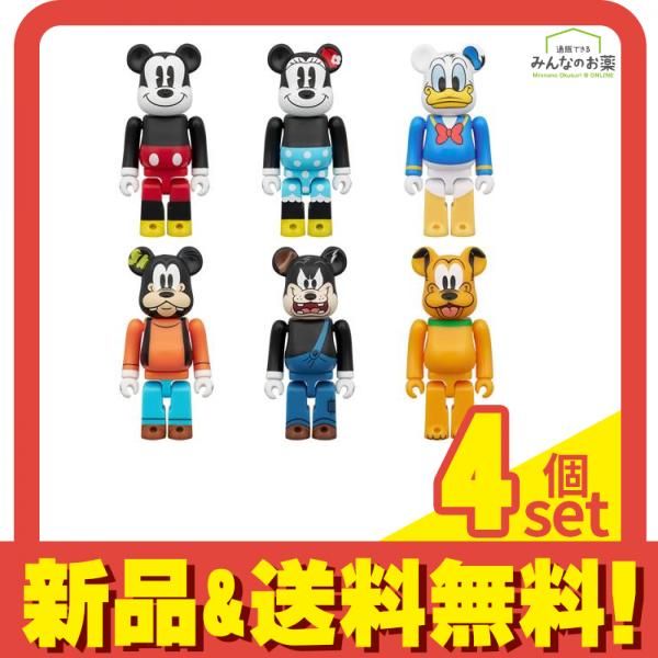 ベアブリック BE@RBRICK CHASE MICKEY MOUSE & FRIENDS 12個入BOX 4個セット まとめ売り