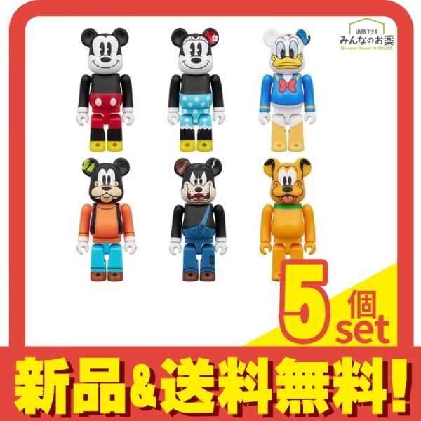 ベアブリック BE@RBRICK CHASE MICKEY MOUSE & FRIENDS 12個入BOX 5個セット まとめ売り