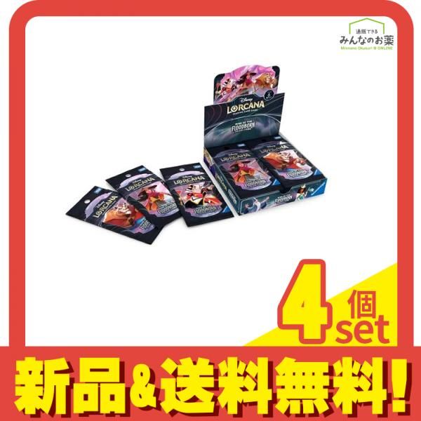 ディズニー・ロルカナ・TCG 日本語版 ブースターパック フラッドボーンの渾沌 16パック入BOX 4個セット まとめ売り