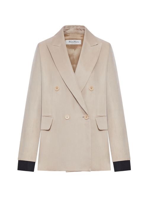 MAX MARA シルク ダブルブレスト ジャケット 送料無料