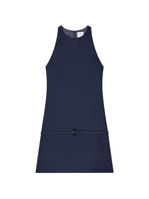 COURRÈGES Aラインミニドレス 送料無料
