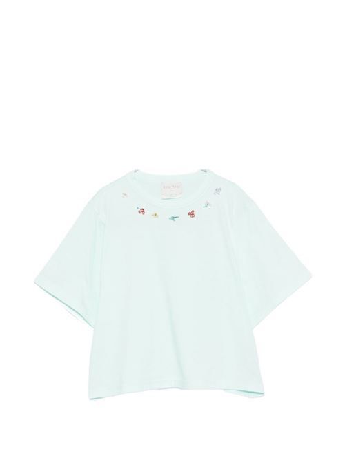 FORTE FORTE 刺繍コットンTシャツ 送料無料