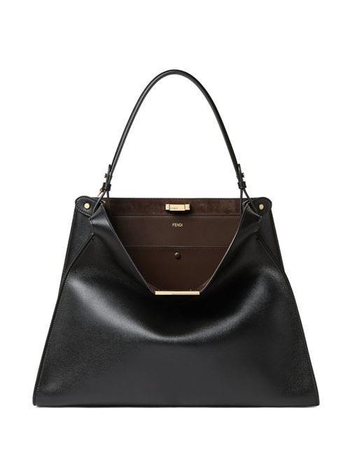 FENDI フェンディ ウェイ ミディアム レザー ハンドバッグ 送料無料
