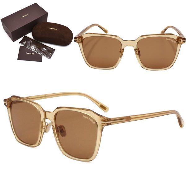 トムフォード サングラス TOM FORD FT0971-K/S 45E 54 TF0971 サングラス EYEWEAR アジアンフィット ブラウン クリア メンズ レディース ユニセックス