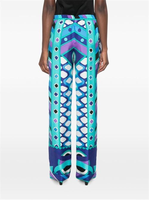 PUCCI プリントシルクパンツ 送料無料