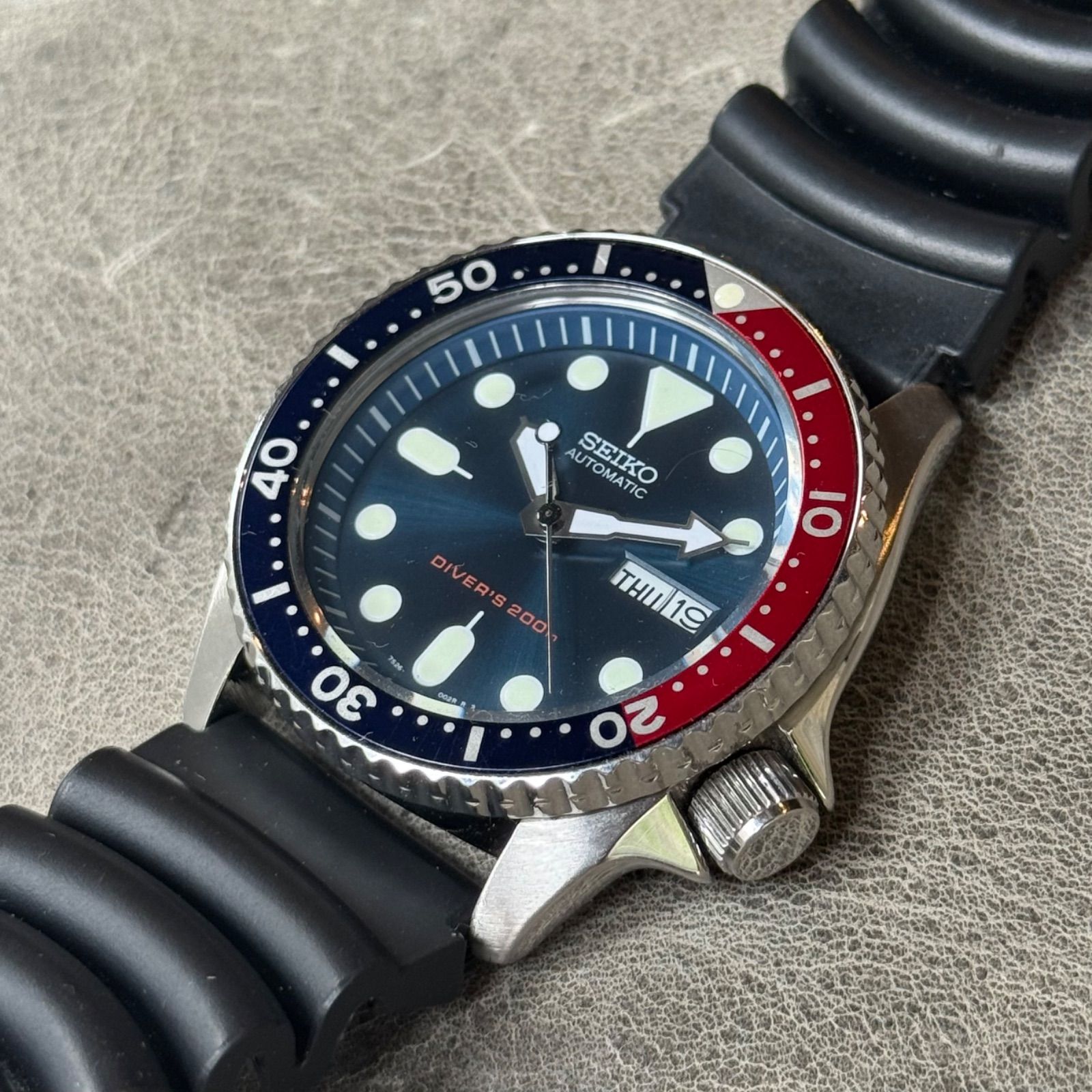 美品】SEIKO セイコー 7S26-0020 SKX009 ネイビーボーイ ペプシ 自動巻