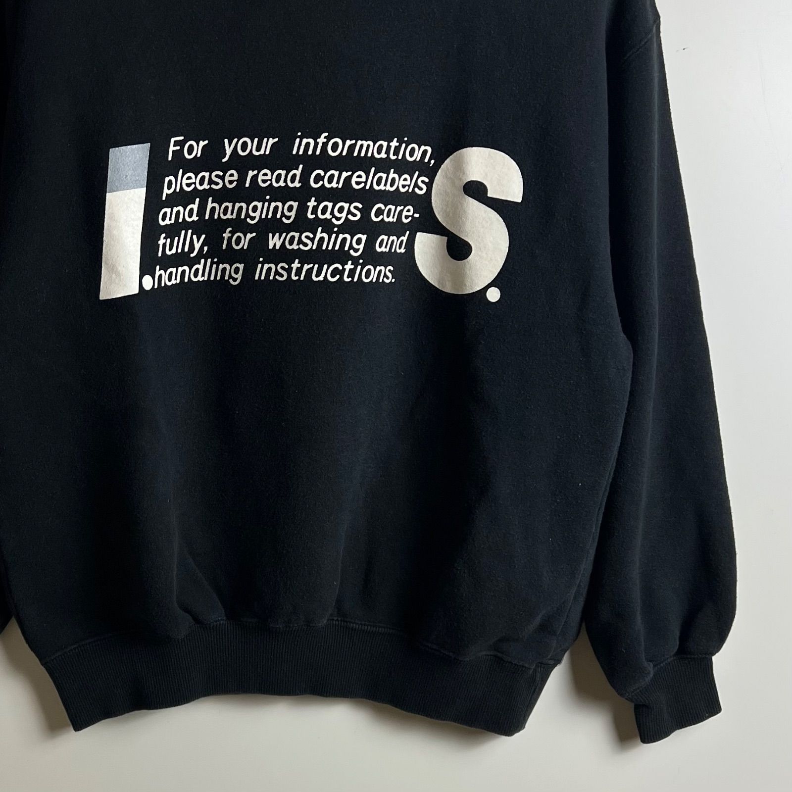 は*る様 80s I.S. ISSEY MIYAKE スウェットArchive I.S. ISSEY MIYAKE 80s archive FRONT LOGO sweatshirts 9 アイエス