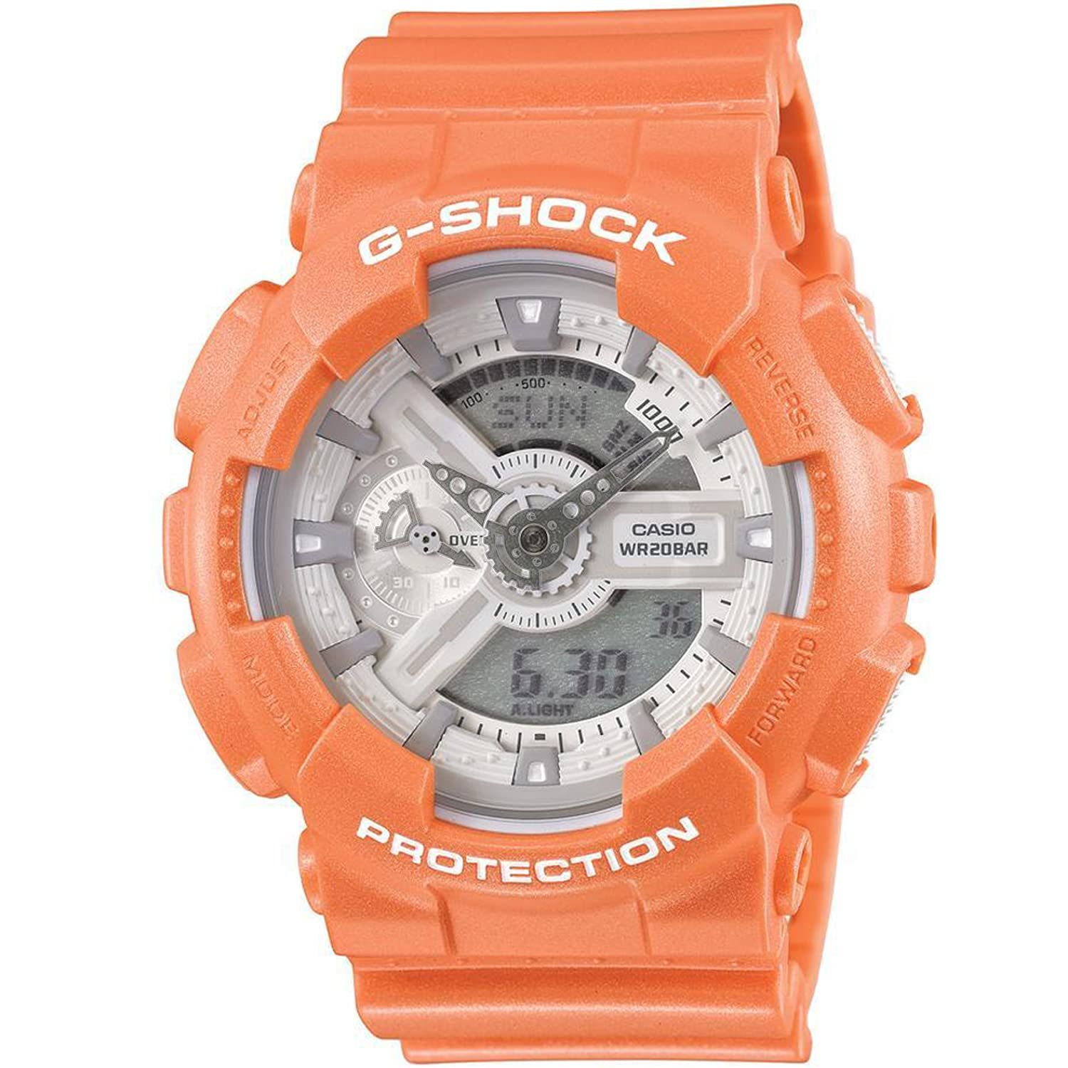 CASIO カシオ G-SHOCK ジーショック GA-110SG-4A マットメタリックシリーズ サーモンピンク オレンジ メンズ 腕時計 並行輸入品