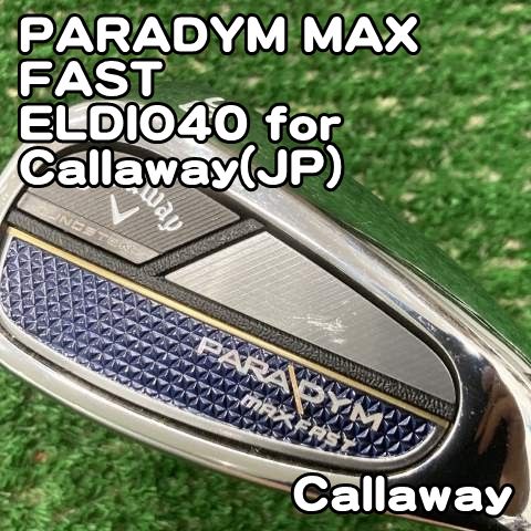 【中古】レディースウェッジ キャロウェイ PARADYM MAX FAST/ELDIO40 for Callaway(JP)/A/50[1006]パラダイム　マックスファスト　AW　50度　レディース