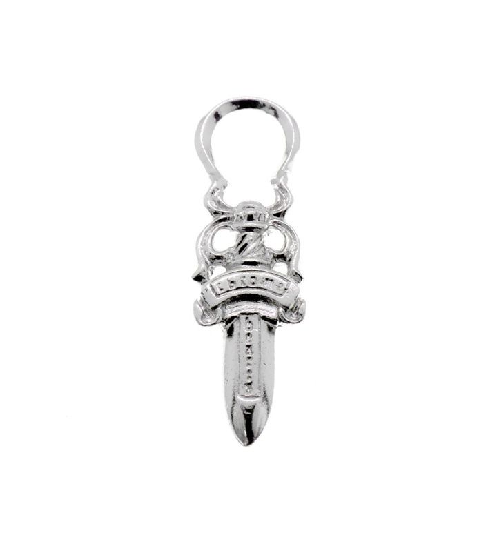 クロムハーツ CHROME HEARTS 【 #5 DAGGER ZIP2 】 ロジウム加工 #5
