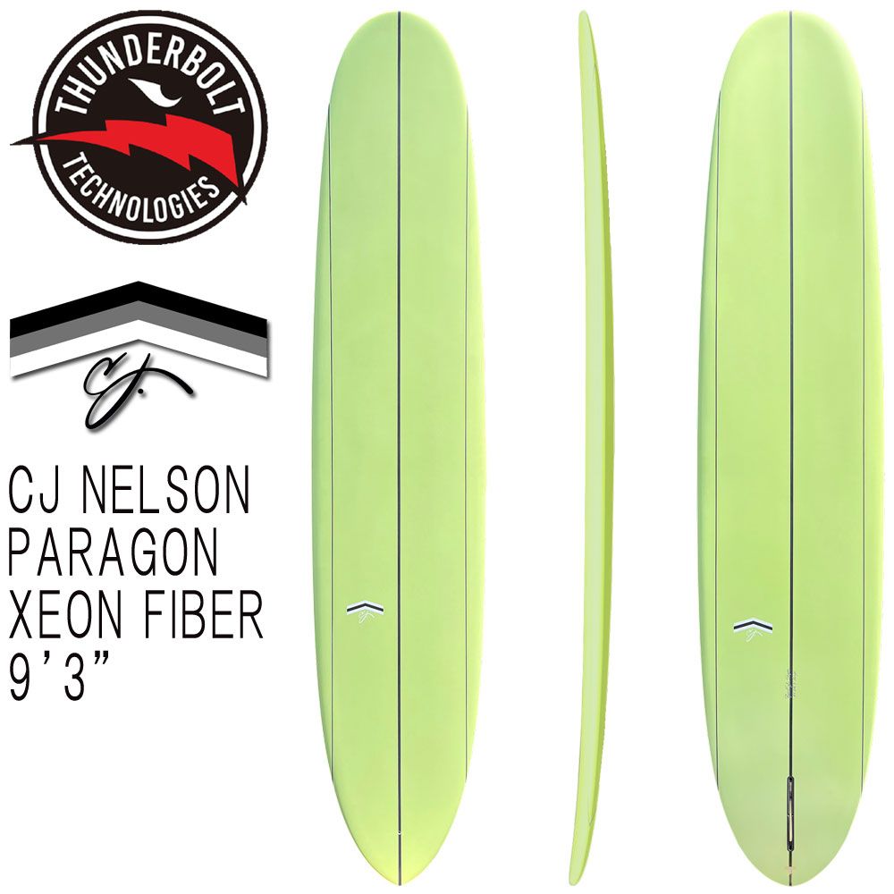 26 THUNDERBOLT CJ NELSON PARAGON 9'3/サンダーボルト CJネルソン パラゴン ロングボード サーフボード サーフィン 営業所止め