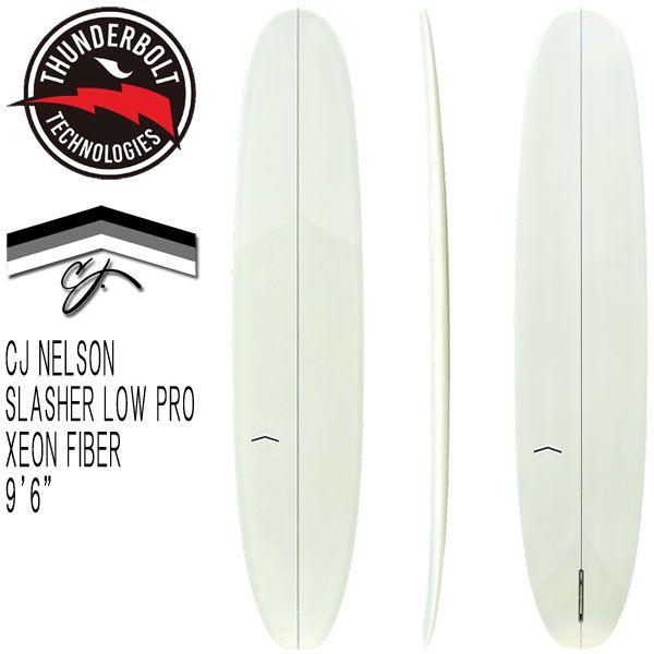 26 THUNDERBOLT CJ NELSON SLASHER LOW PRO 9'6/サンダーボルト CJネルソン スラッシャーロウプロ ロングボード サーフボード サーフィン 営業所止め