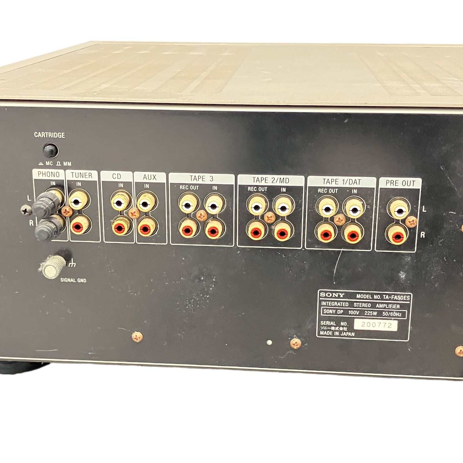 SONY TA-FA50ES プリメインアンプ MOS-FET MM/MCカートリッジ対応 
