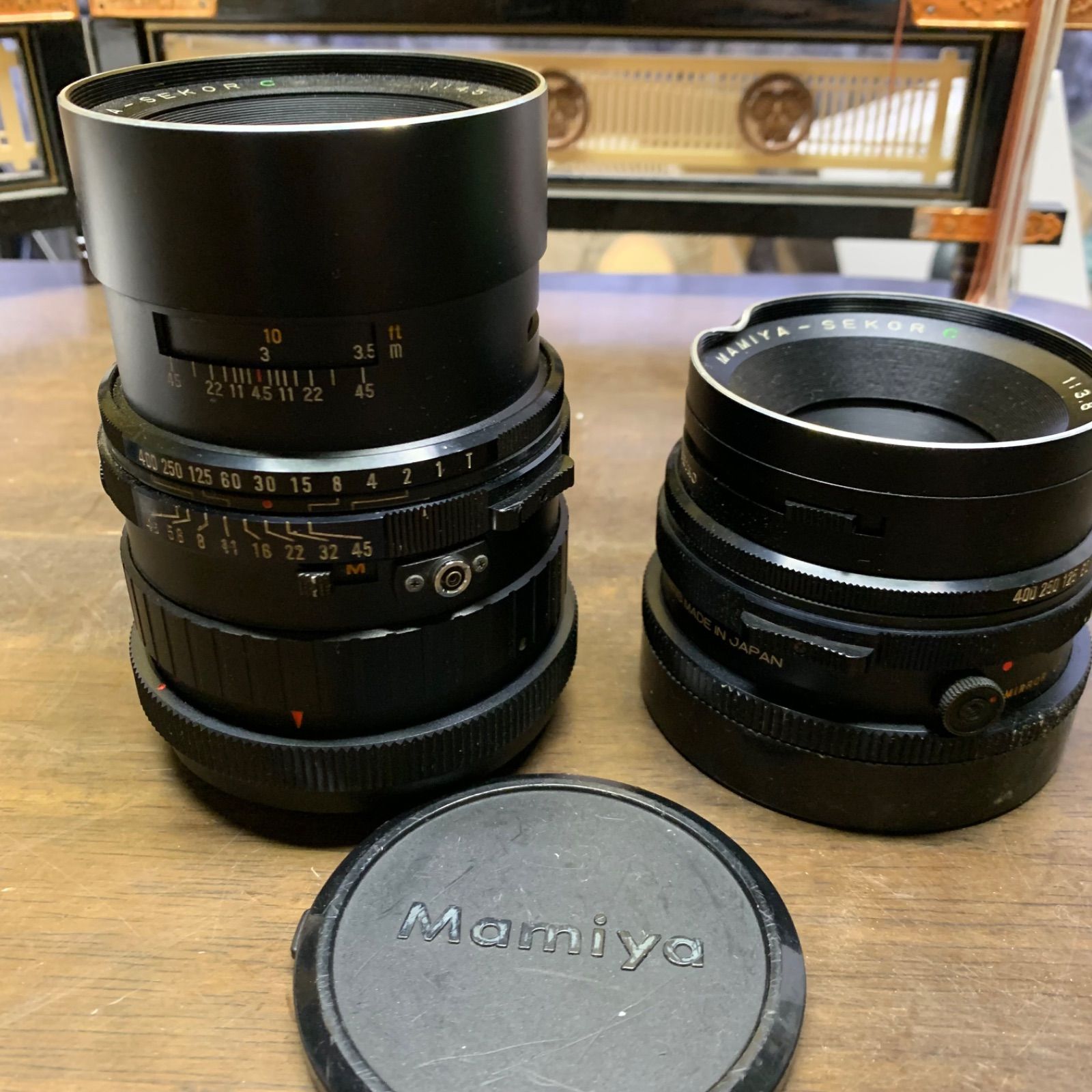 レンズ2個】Mamiya マミヤ SEKOR C 127mm f/3.8 ＋250mm F4.5 RB67用