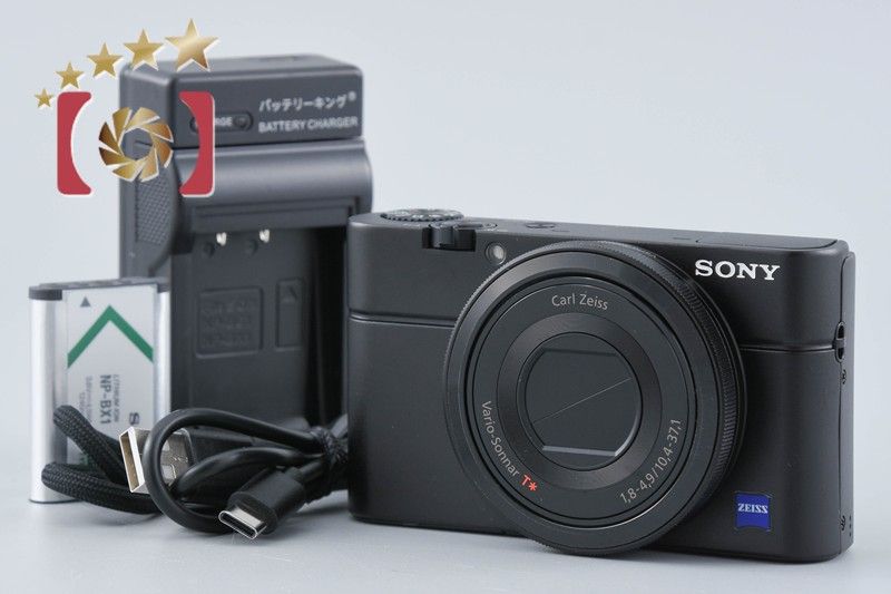 【中古】SONY ソニー Cyber-Shot DSC-RX100 ブラック デジタルスチルカメラ 多言語対応