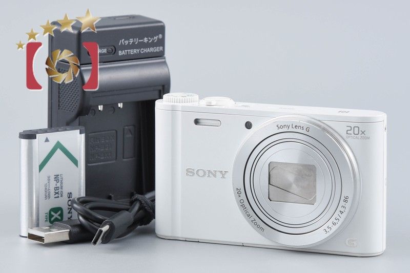 【中古】SONY ソニー Cyber-shot DSC-WX350 ホワイト コンパクトデジタルカメラ 多言語対応
