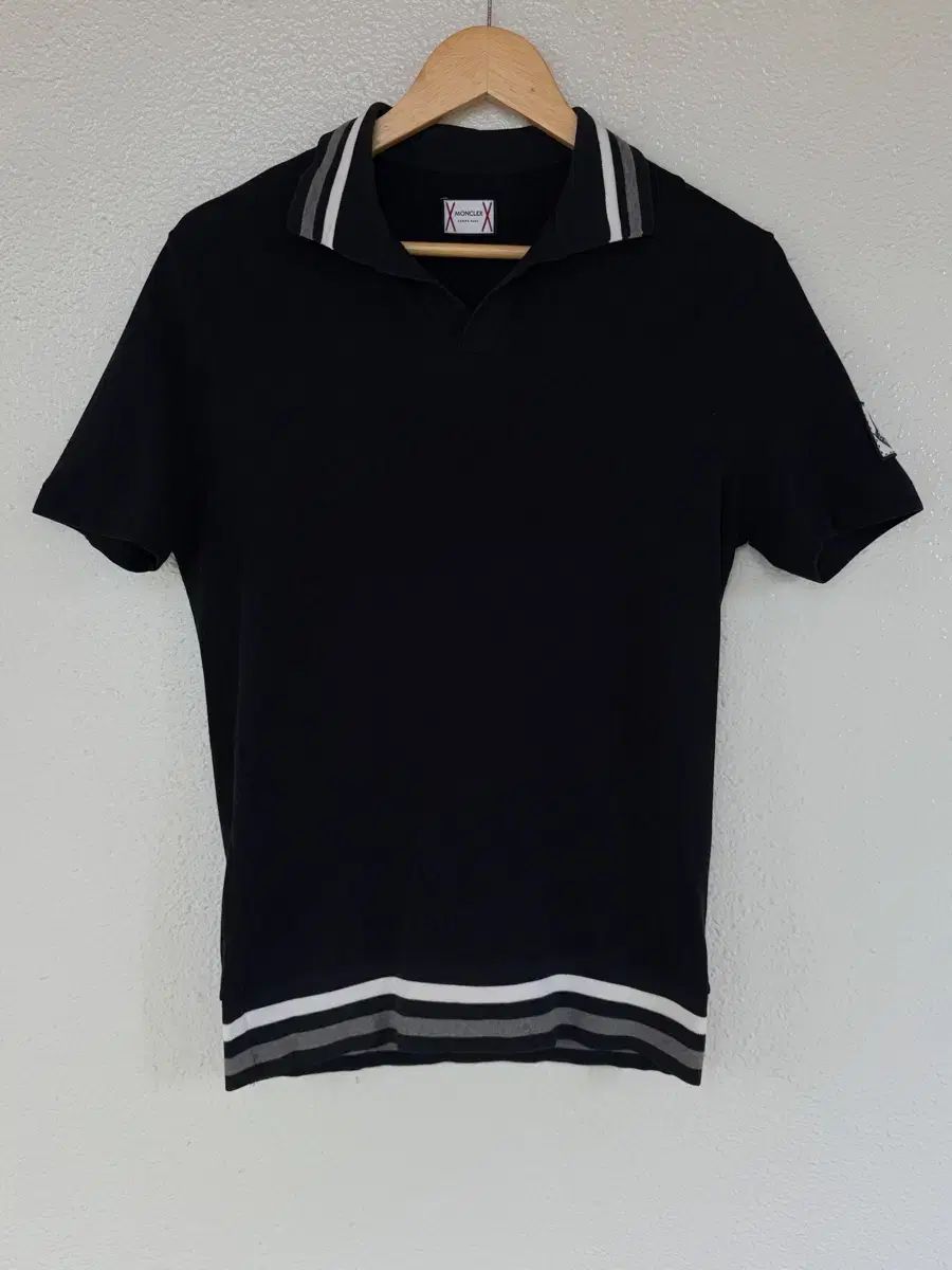 MONCLER(モンクレール) ガンマブルー(ガンマブルー) 半袖 ポロTシャツ ネイビー 95サイズ