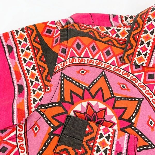 sacai サカイ バンダナプリントシャツ 半袖 オープンカラー ボックス