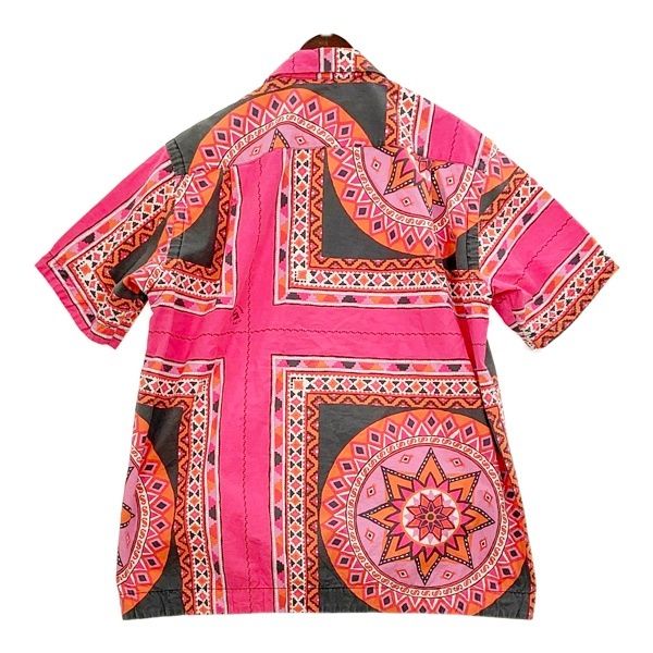 sacai サカイ バンダナプリントシャツ 半袖 オープンカラー ボックス