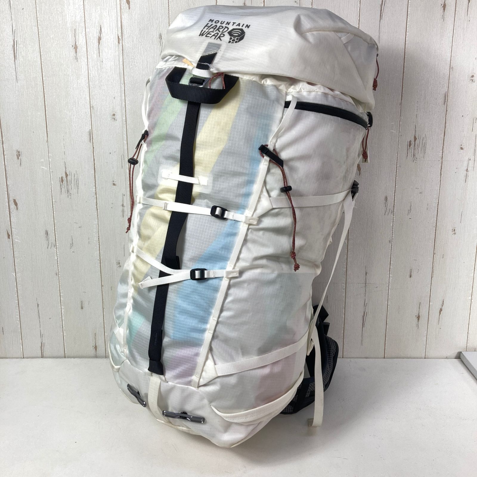 ?️Unisex M/L ホワイト系 Mountain Hardwear ( マウンテンハードウェア ) アルパイン ライト 50L バックパック ALPINE LIGHT 50L BACKPACK ナイロン バッグ ストレージ バックパック 容量