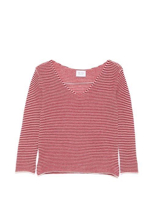 BEYOU カシミア V ネックセーター 送料無料